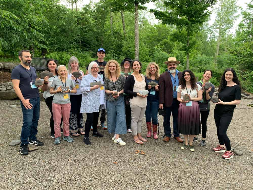 PJ Library Sephardic Stories authors and staff at Highlights retreat, Summer 2025.
